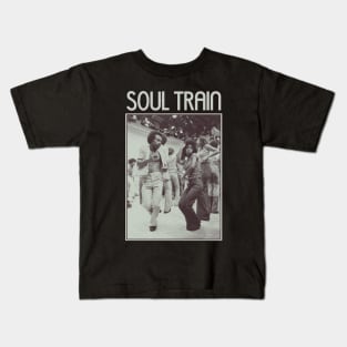soul train party classic tee 70s Kids T-Shirt